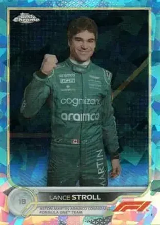 2022 Topps Chrome Sapphire Edition Formula 1 #48 - Lance Stroll - Aston Martin Aramco Cognizant F1 Team
