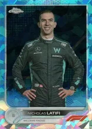 2022 Topps Chrome Sapphire Edition Formula 1 #51 - Nicholas Latifi - Williams Racing