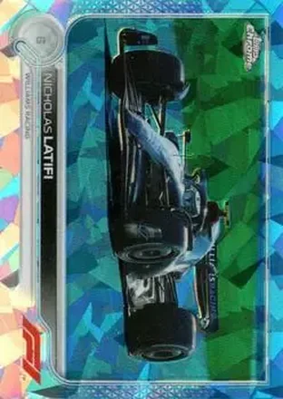 2022 Topps Chrome Sapphire Edition Formula 1 #52 - Nicholas Latifi - Williams Racing