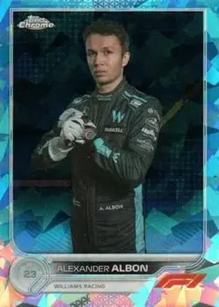 2022 Topps Chrome Sapphire Edition Formula 1 #54 - Alex Albon - Williams Racing