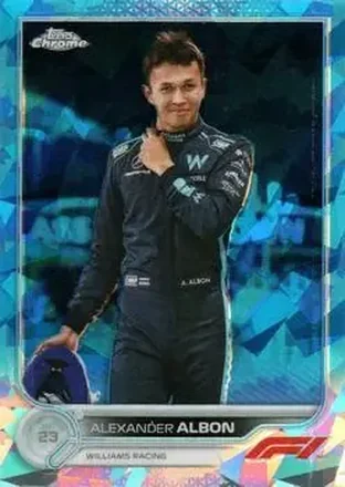 2022 Topps Chrome Sapphire Edition Formula 1 #55 - Alex Albon - Williams Racing