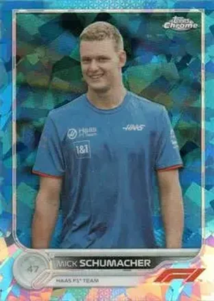 2022 Topps Chrome Sapphire Edition Formula 1 #71 - Mick Schumacher - Haas F1 Team