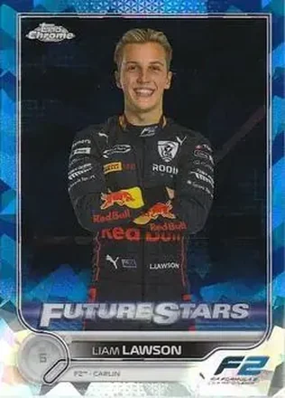 2022 Topps Chrome Sapphire Edition Formula 1 #81 - Liam Lawson - Carlin F2