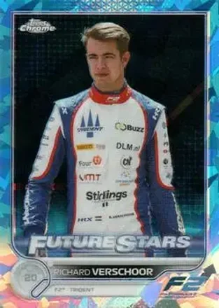 2022 Topps Chrome Sapphire Edition Formula 1 #93 - Richard Verschoor - Trident F2