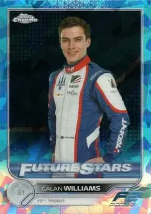 2022 Topps Chrome Sapphire Edition Formula 1 #94 - Calan Williams - Trident F2