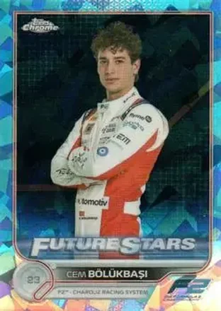 2022 Topps Chrome Sapphire Edition Formula 1 #96 - Cem Bölükbaşi - Charouz Racing System F2