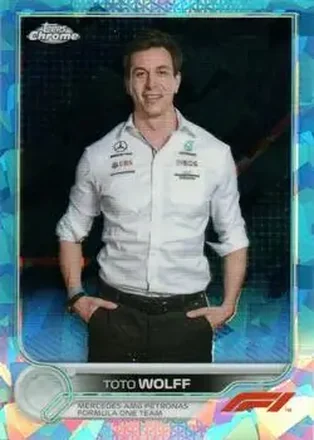 2022 Topps Chrome Sapphire Edition Formula 1 #99 - Toto Wolff - Mercedes-AMG Petronas Formula One Team