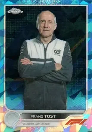 2022 Topps Chrome Sapphire Edition Formula 1 #105 - Franz Tost - Scuderia AlphaTauri