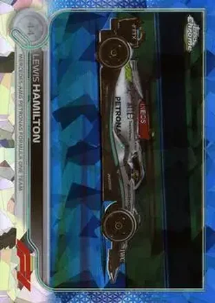 2022 Topps Chrome Sapphire Edition Formula 1 #111 - Lewis Hamilton - Mercedes-AMG Petronas Formula One Team