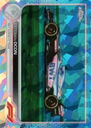 2022 Topps Chrome Sapphire Edition Formula 1 #116 - Esteban Ocon - BWT Alpine F1 Team