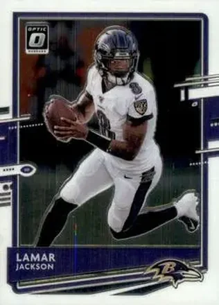 2020 Donruss Optic #11 - Lamar Jackson - Baltimore Ravens