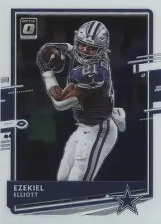 2020 Donruss Optic #30 - Ezekiel Elliott - Dallas Cowboys