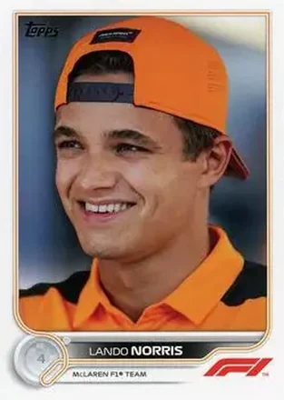 2022 Topps Formula 1 #34 - Lando Norris - McLaren F1