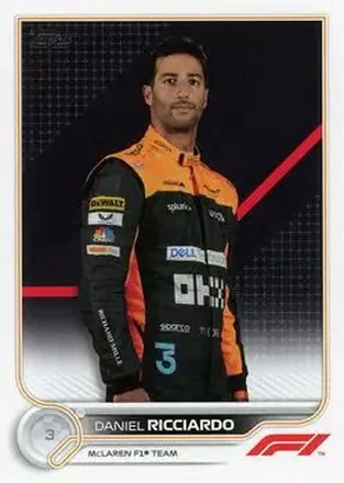 2022 Topps Formula 1 #37 - Daniel Ricciardo - McLaren F1
