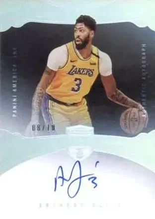 2019-20 Panini Eminence #19 - Anthony Davis - Los Angeles Lakers