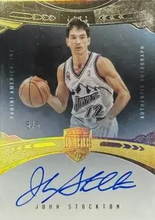 2019-20 Panini Eminence - Gold #8 - John Stockton - Utah Jazz
