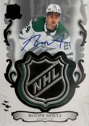 2023-24 Upper Deck The Cup - Black Foil Shield #66 - Roope Hintz - Dallas Stars