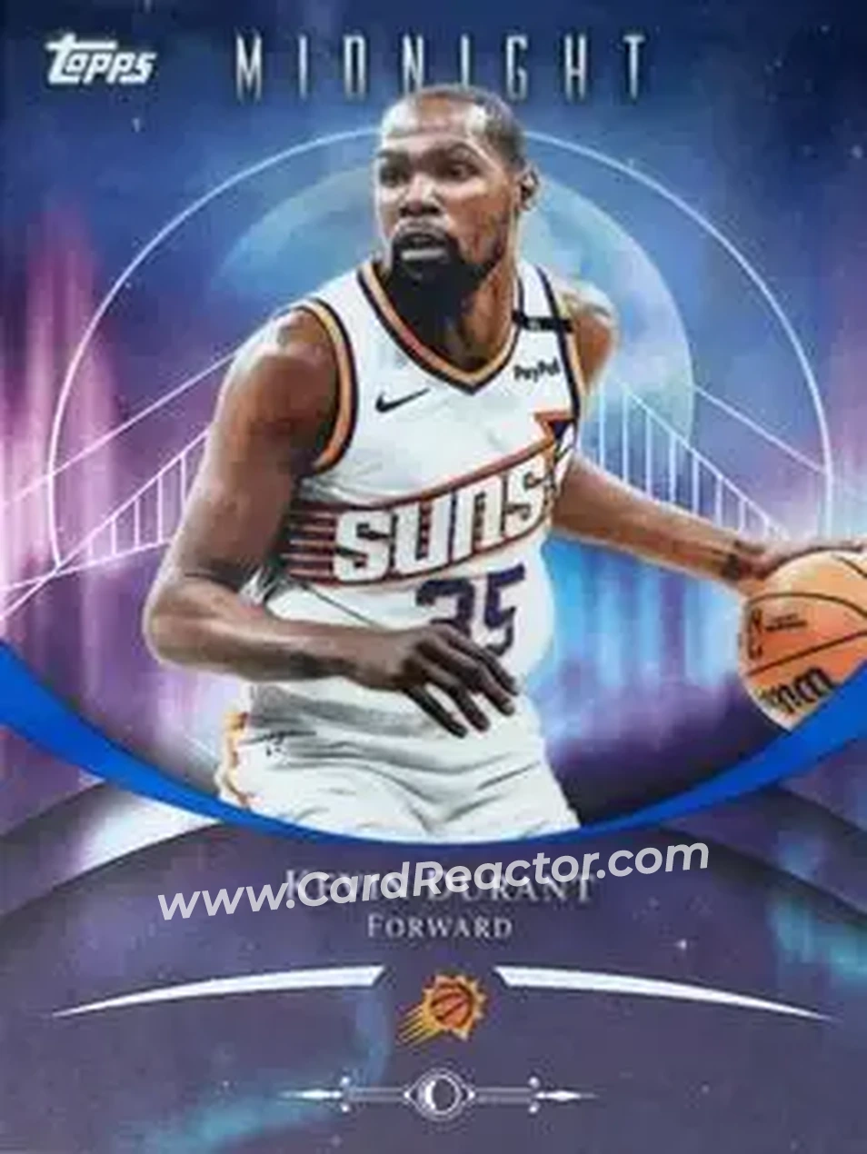 2025-26 Topps Midnight #35 - Kevin Durant - Phoenix Suns - Front 2025-26 Topps Midnight #35 - Kevin Durant - Phoenix Suns - Front