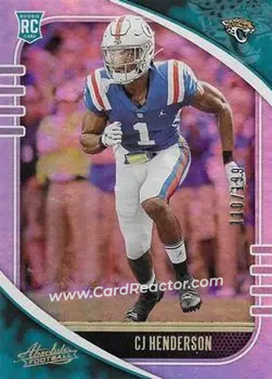 2020 Panini Absolute #113 - CJ Henderson - Jacksonville Jaguars