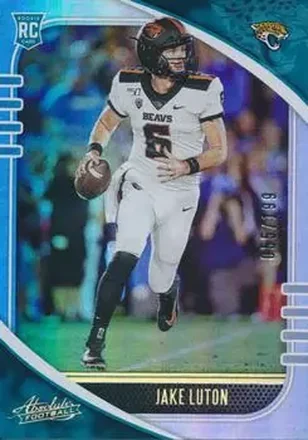 2020 Panini Absolute #144 - Jake Luton - Jacksonville Jaguars
