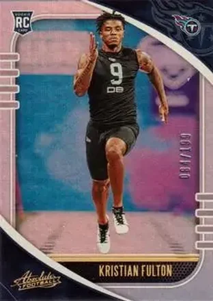 2020 Panini Absolute #174 - Kristian Fulton - Tennessee Titans