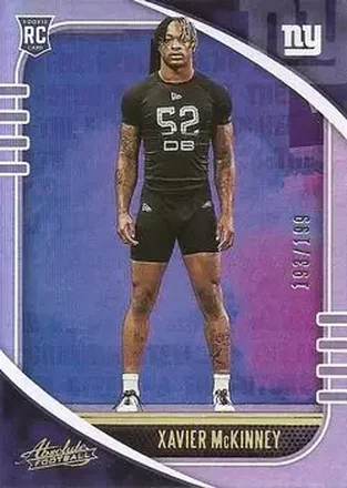 2020 Panini Absolute #198 - Xavier McKinney - New York Giants