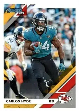 2019 Donruss #3 - Carlos Hyde - Kansas City Chiefs