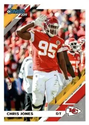 2019 Donruss #7 - Chris Jones - Kansas City Chiefs