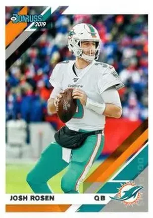 2019 Donruss #9 - Josh Rosen - Miami Dolphins