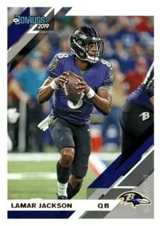 2019 Donruss #25 - Lamar Jackson - Baltimore Ravens