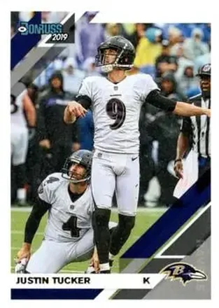 2019 Donruss #29 - Justin Tucker - Baltimore Ravens