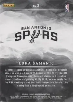 Back of Luka Šamanić