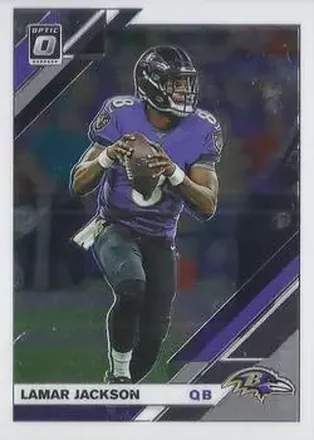 2019 Donruss Optic #9 - Lamar Jackson - Baltimore Ravens