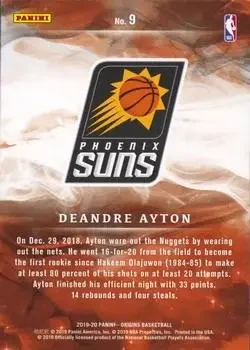 Back of Deandre Ayton