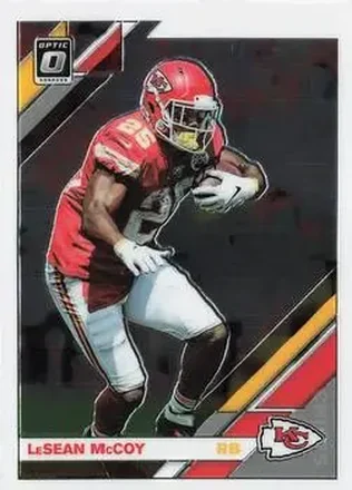 2019 Donruss Optic #14 - LeSean McCoy - Kansas City Chiefs