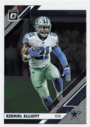 2019 Donruss Optic #28 - Ezekiel Elliott - Dallas Cowboys