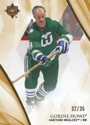 2023-24 Upper Deck Ultimate Collection - Gold #84 - Gordie Howe - Hartford Whalers