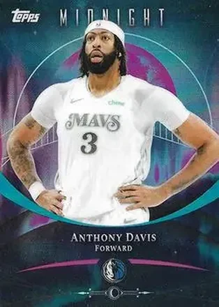 2025-26 Topps Midnight #47 - Anthony Davis - Dallas Mavericks 2025-26 Topps Midnight #47 - Anthony Davis - Dallas Mavericks