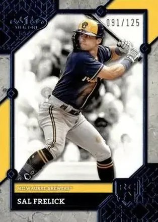 2024 Topps Tier One - Blue Foil #75 - Sal Frelick - Milwaukee Brewers