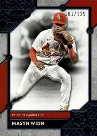 2024 Topps Tier One - Blue Foil #77 - Masyn Winn - St. Louis Cardinals