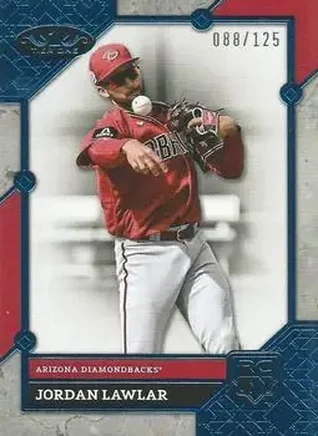 2024 Topps Tier One - Blue Foil #83 - Jordan Lawlar - Arizona Diamondbacks