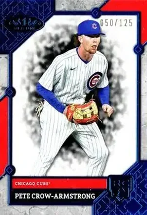 2024 Topps Tier One - Blue Foil #84 - Pete Crow-Armstrong - Chicago Cubs