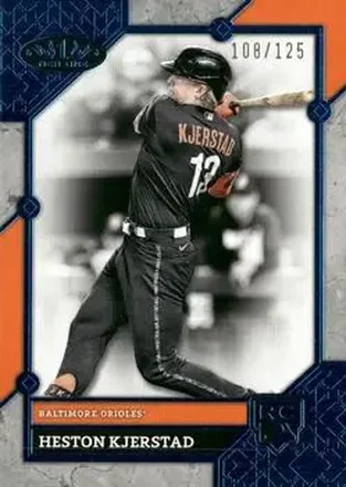 2024 Topps Tier One - Blue Foil #85 - Heston Kjerstad - Baltimore Orioles