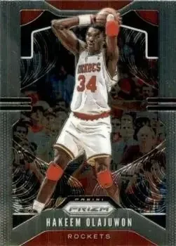 2019-20 Panini Prizm #4 Hakeem Olajuwon