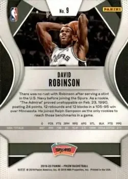 Back of David Robinson