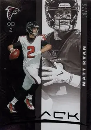 2019 Panini Black #1 - Matt Ryan - Atlanta Falcons