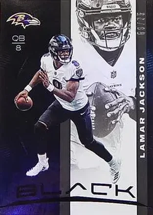 2019 Panini Black #3 - Lamar Jackson - Baltimore Ravens