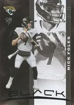 2019 Panini Black feature card