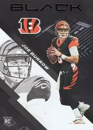 2020 Panini Black #101 - Joe Burrow - Cincinnati Bengals
