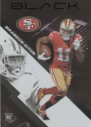 2020 Panini Black #123 - Brandon Aiyuk - San Francisco 49ers